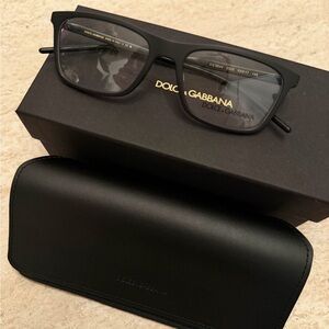 Dolce & Gabbana Matte Black Glasses